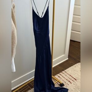 House of Harlow 1960 Midnight Blue Dress